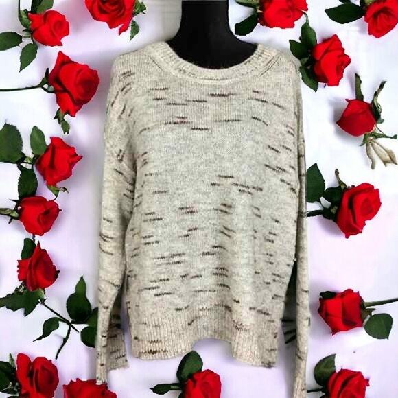 Max Studio Women’s Tan Brown Knit Pullover Sweater Crew Neck Size XL NWOT - Picture 6 of 16